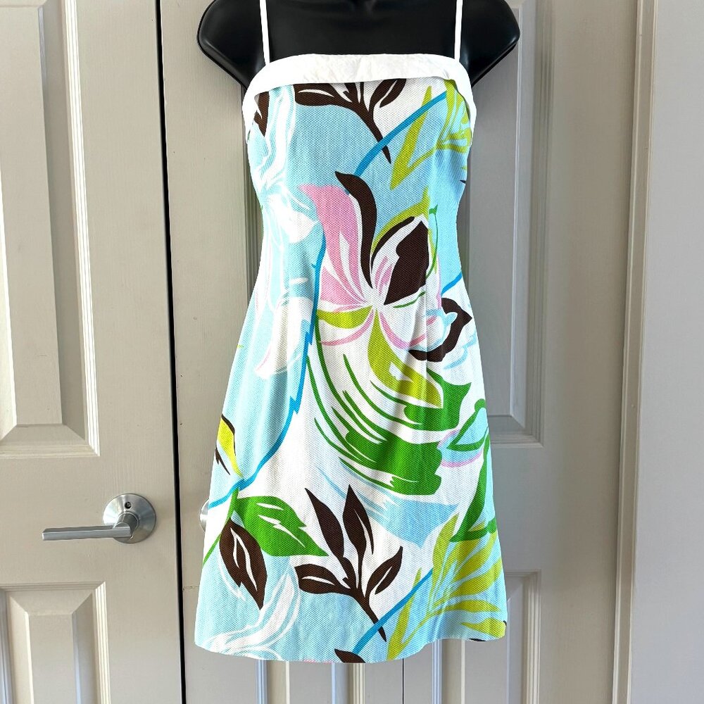Lillie Rubin Vintage Floral Dress, Size 4